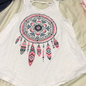 Two tank tops, sports bra